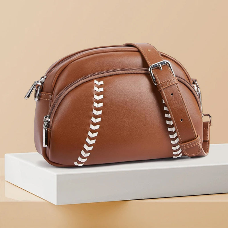 Umhängetasche mit Baseball-Design