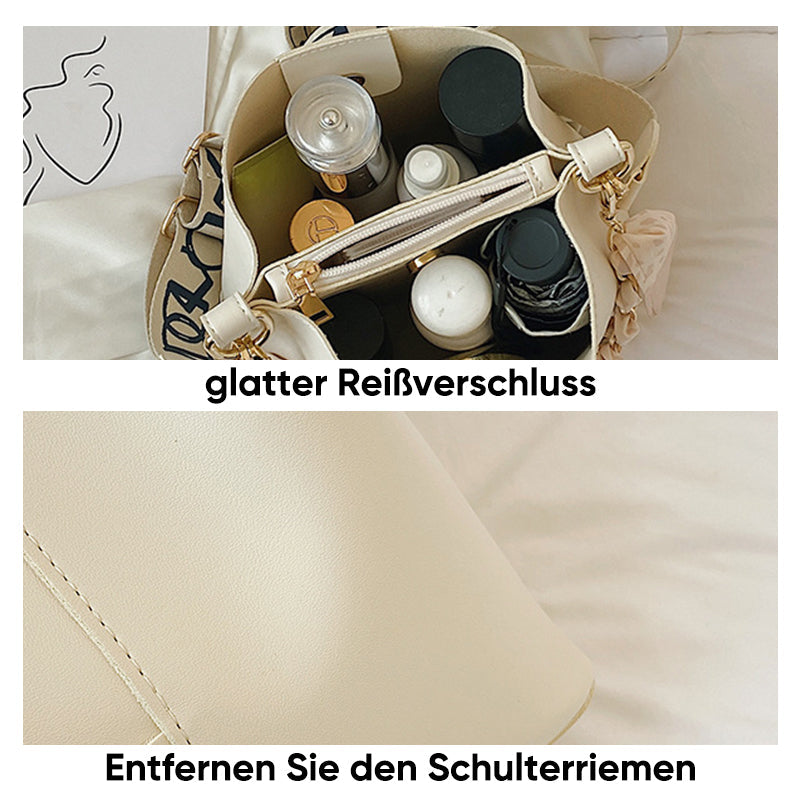 Modische Schulter-Bucket-Tasche
