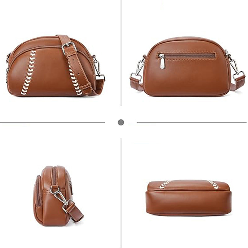 Umhängetasche mit Baseball-Design