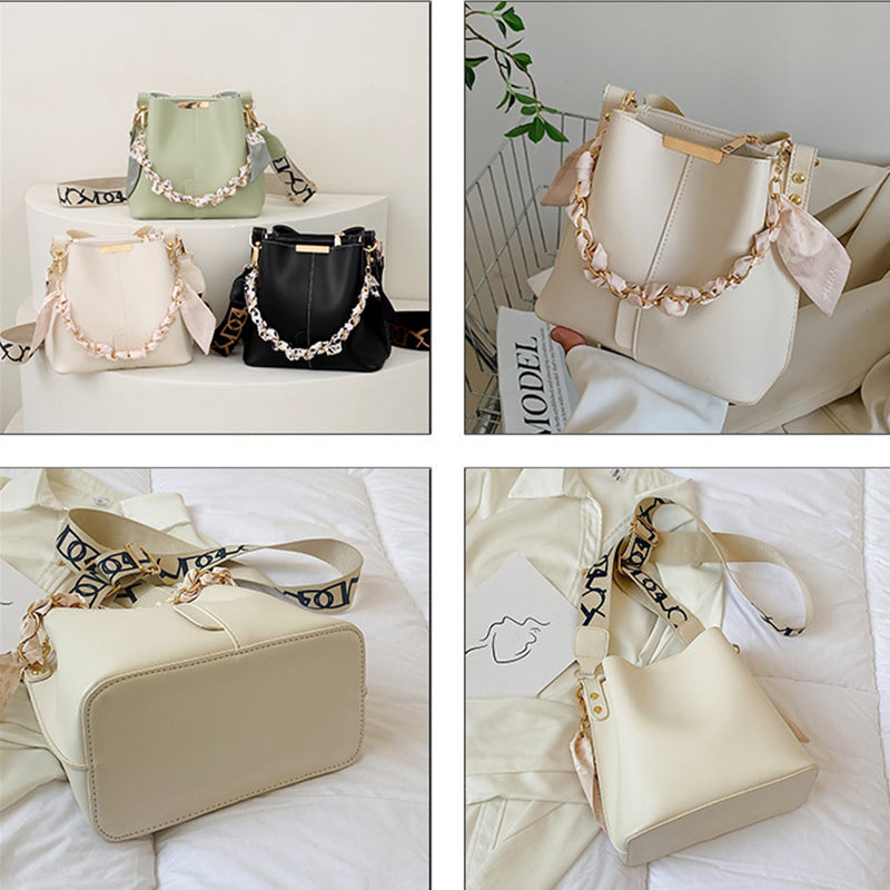 Modische Schulter-Bucket-Tasche