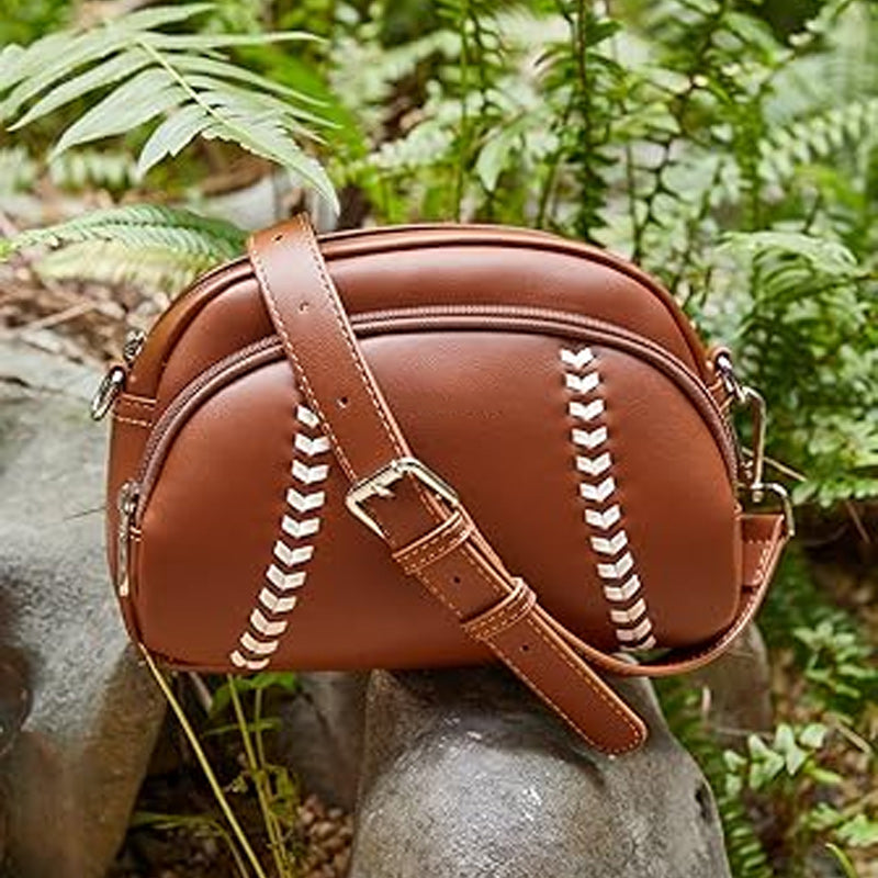 Umhängetasche mit Baseball-Design
