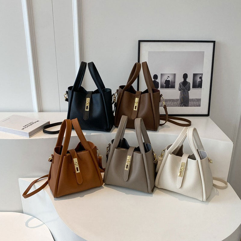 Ledereimer-Tasche