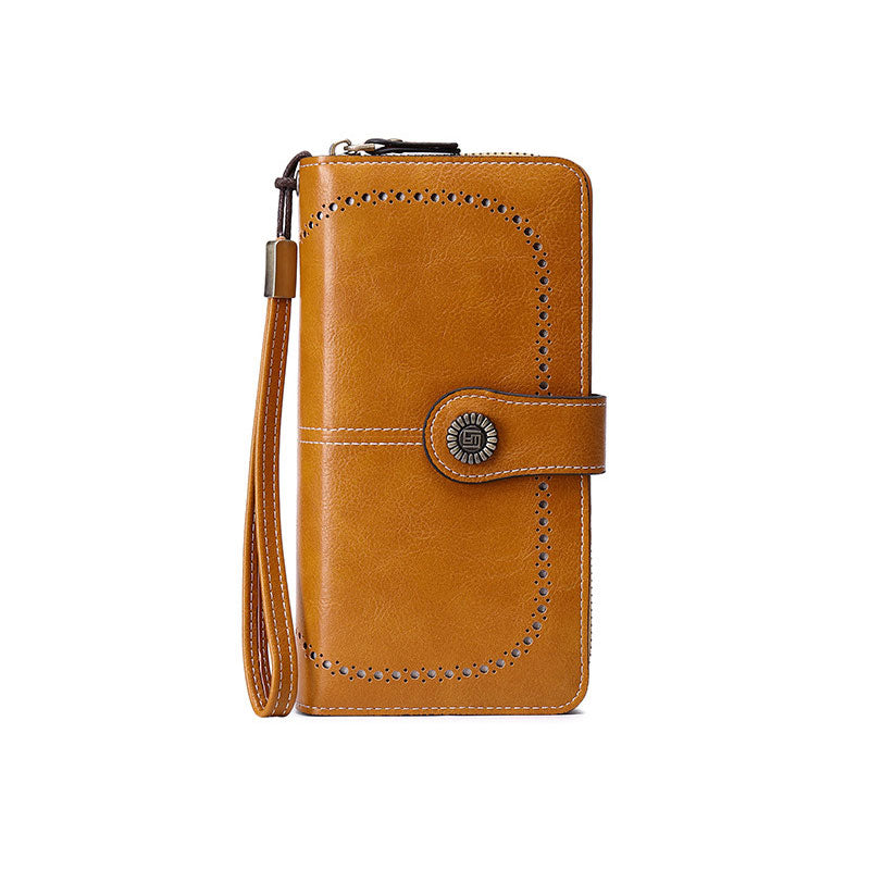 RFID Anti-Magnetisches Langwallet