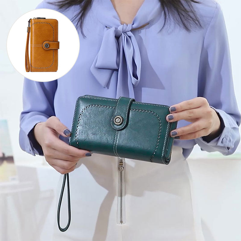 RFID Anti-Magnetisches Langwallet