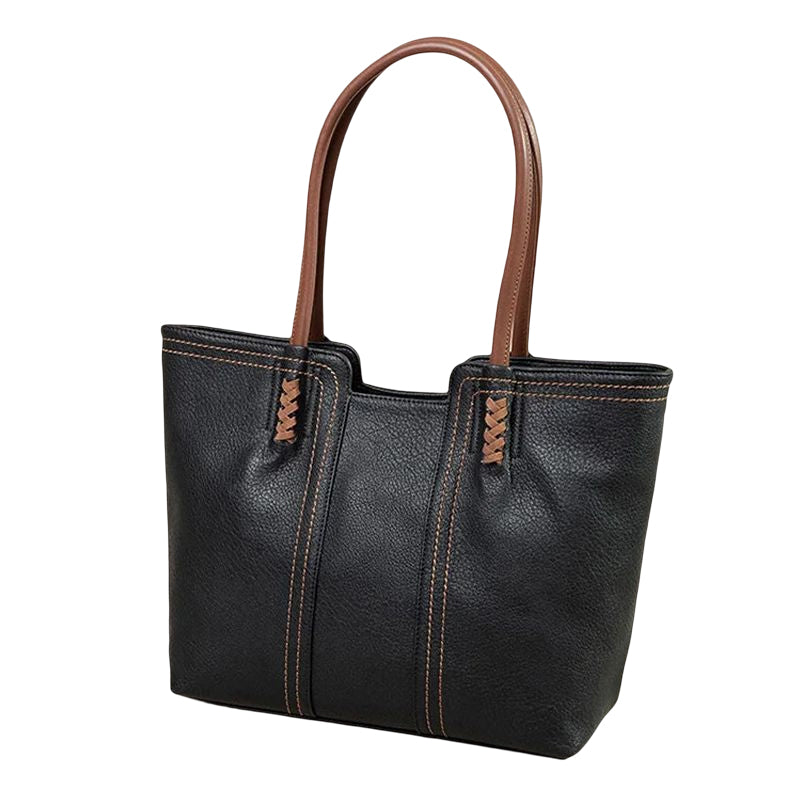 Einfache Vielseitige Handtasche aus Qualitätsleder