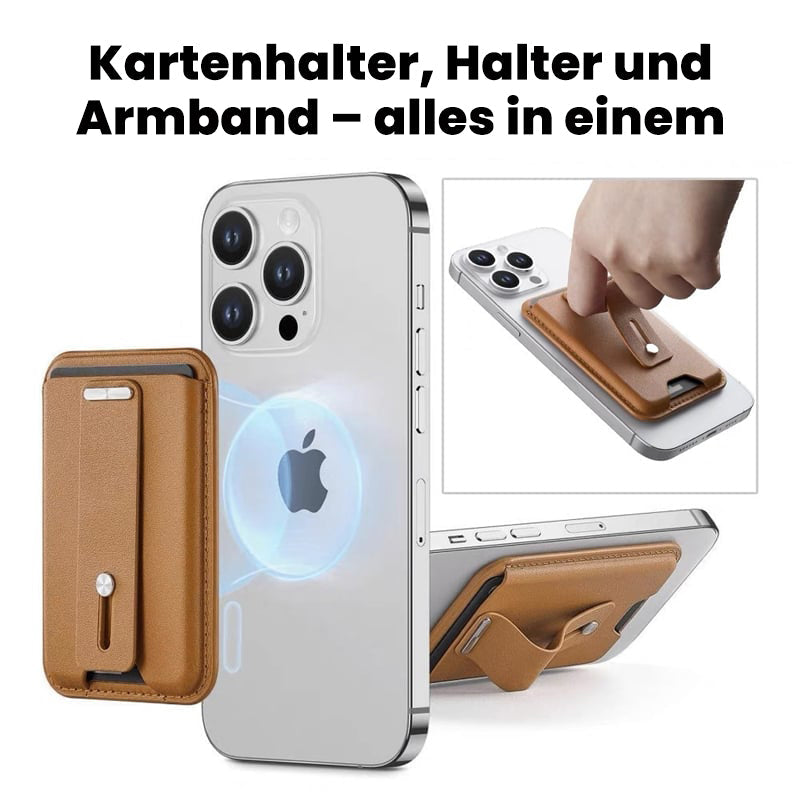 Magnetischer Ring-Ständer & Kartenhalter für Handy