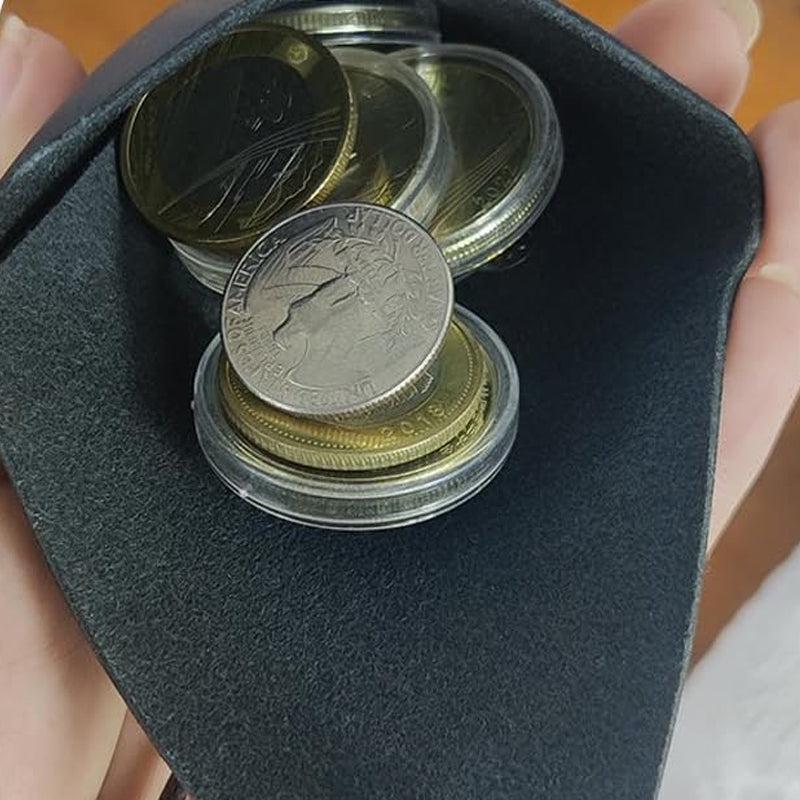 Münzbörse aus Antikleder