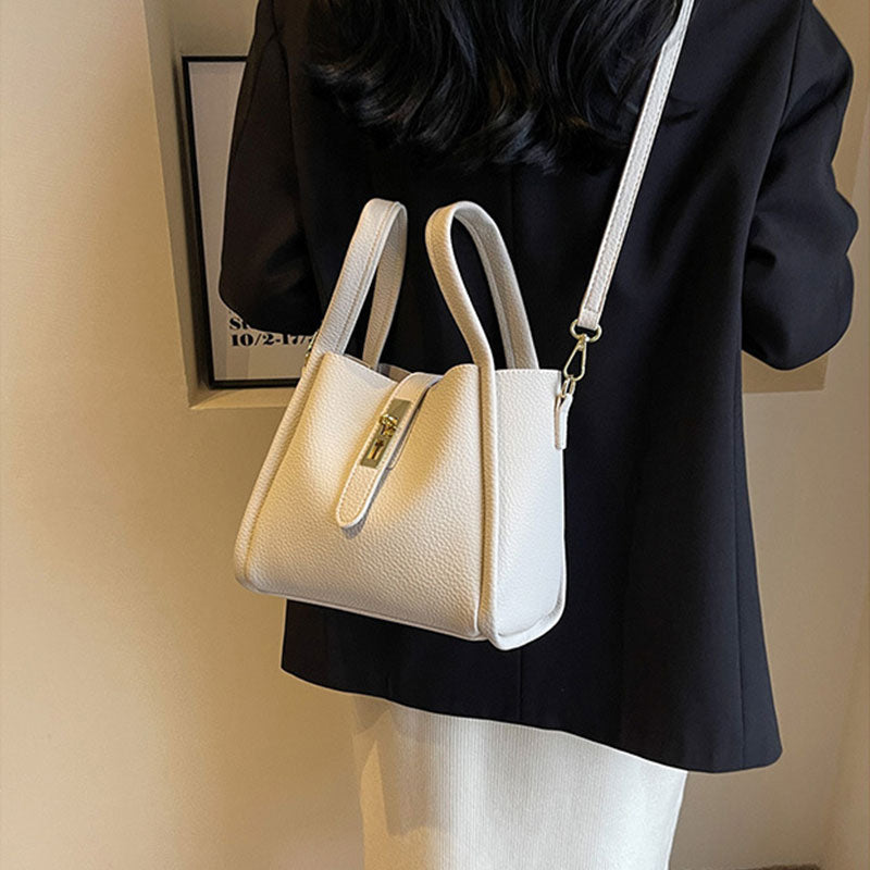 Ledereimer-Tasche