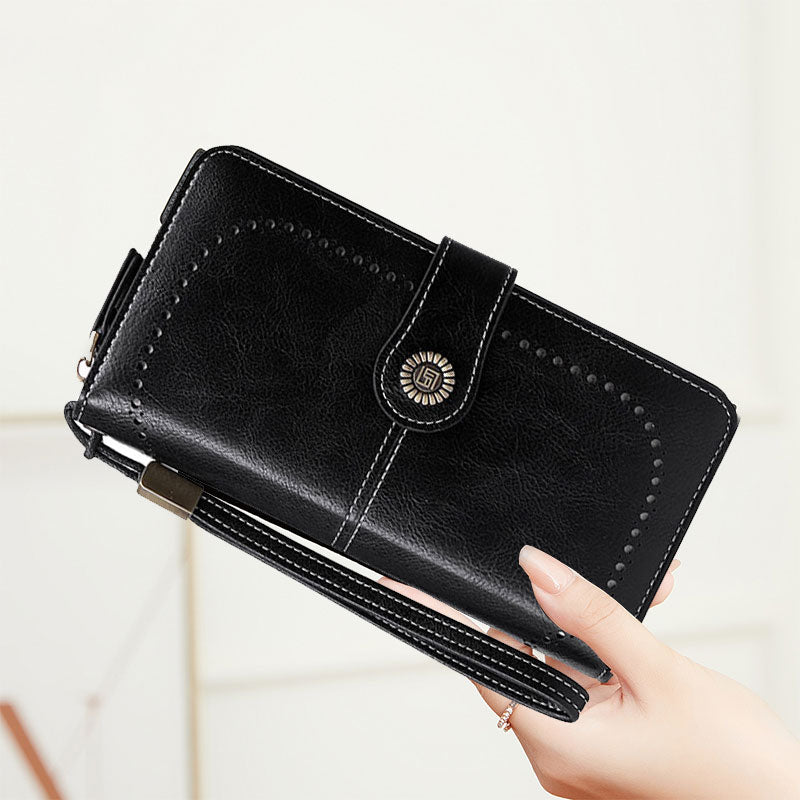 RFID Anti-Magnetisches Langwallet