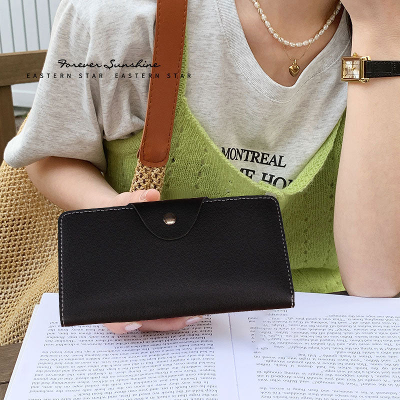 Lang Geldbörse mit Kartenfächern