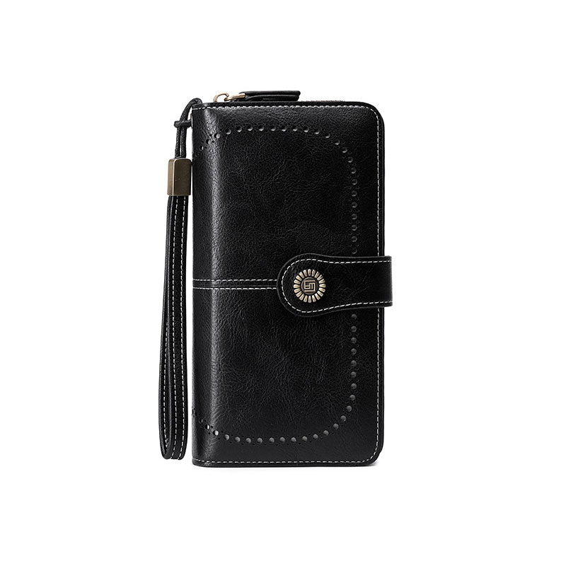 RFID Anti-Magnetisches Langwallet