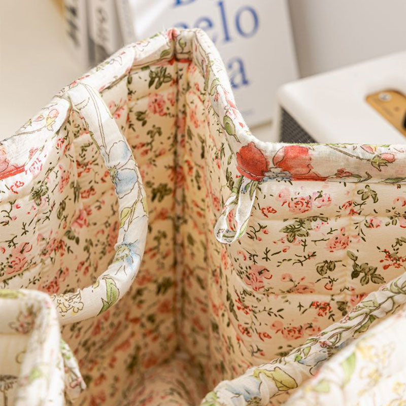 Boho Stoff Aufbewahrungskorb