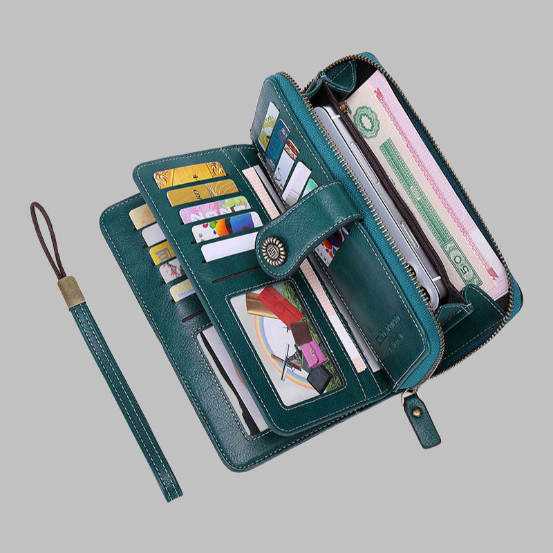 RFID Anti-Magnetisches Langwallet