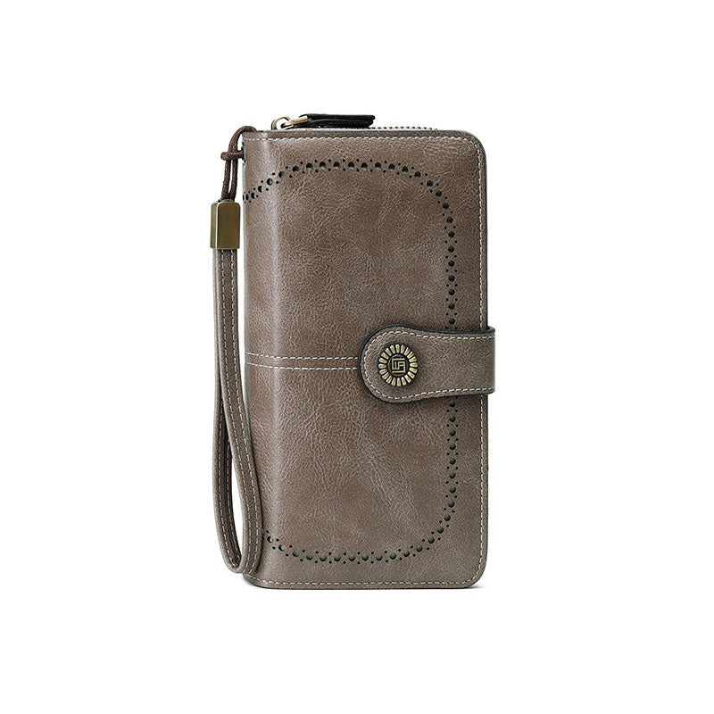 RFID Anti-Magnetisches Langwallet
