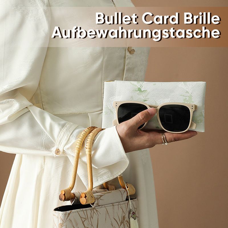 Brillenaufbewahrungstasche im modernen Stil mit Druckknopf