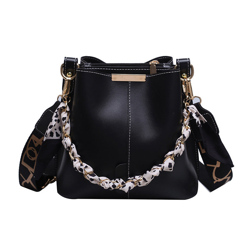 Modische Schulter-Bucket-Tasche