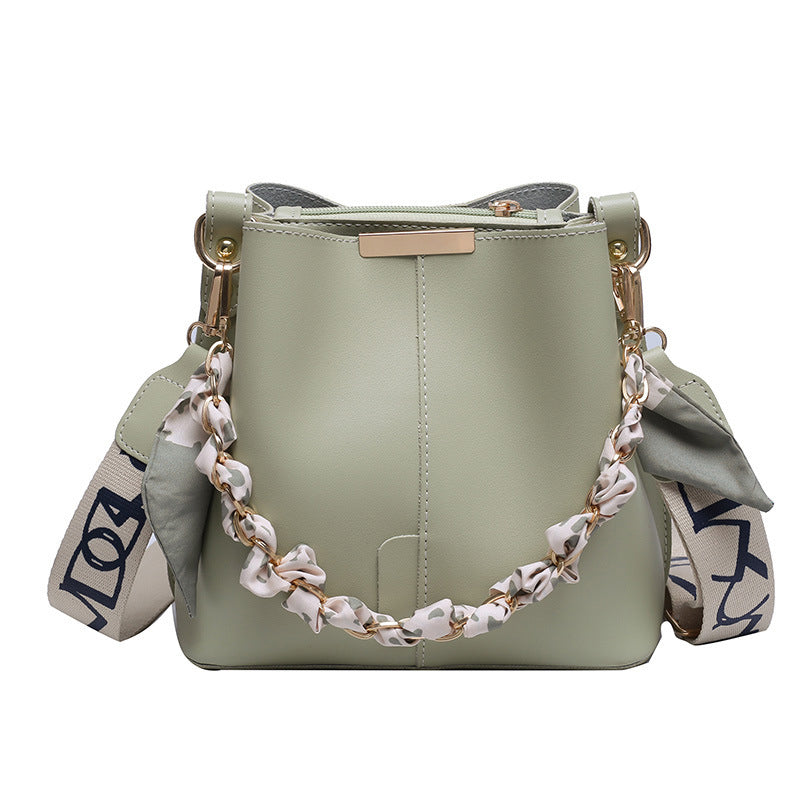 Modische Schulter-Bucket-Tasche