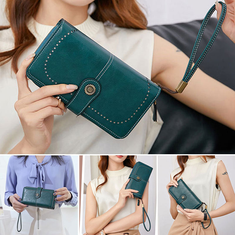 RFID Anti-Magnetisches Langwallet