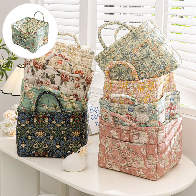Boho Stoff Aufbewahrungskorb