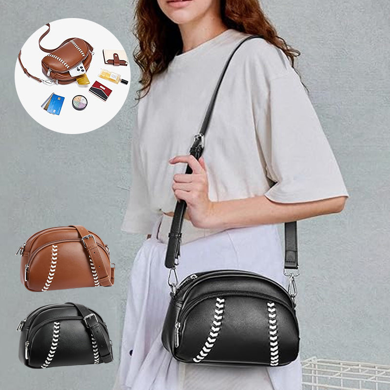 Umhängetasche mit Baseball-Design