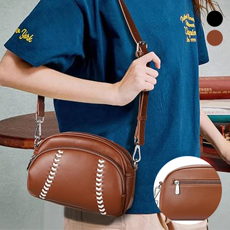 Umhängetasche mit Baseball-Design
