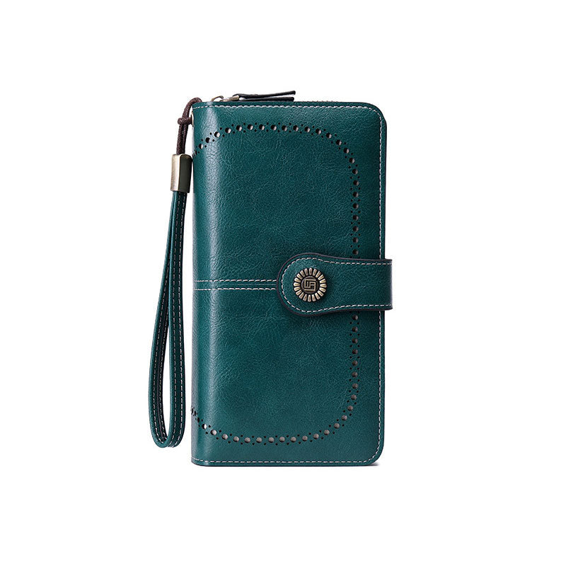 RFID Anti-Magnetisches Langwallet