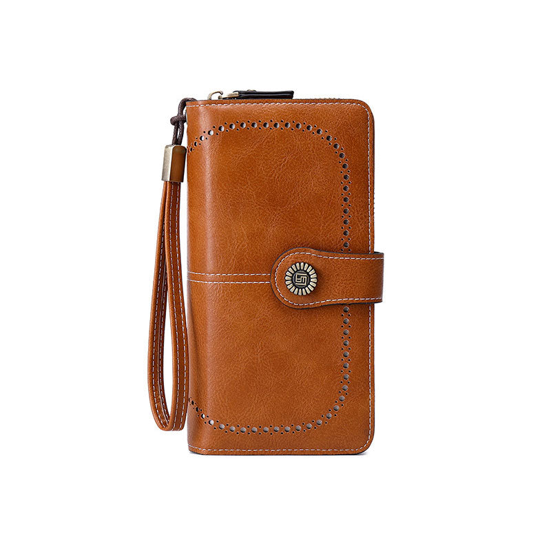 RFID Anti-Magnetisches Langwallet