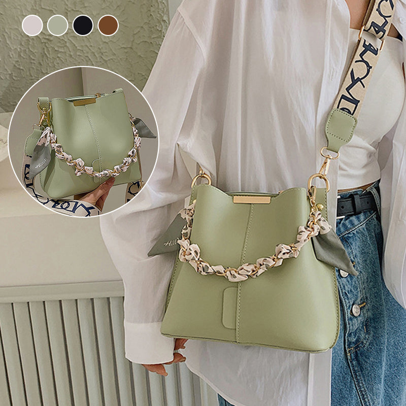 Modische Schulter-Bucket-Tasche