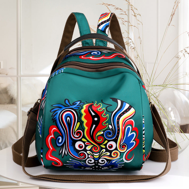 Nylonrucksack im ethnischen Stil