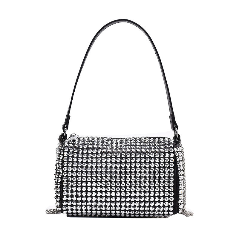 Handtasche Mit Strasssteinen