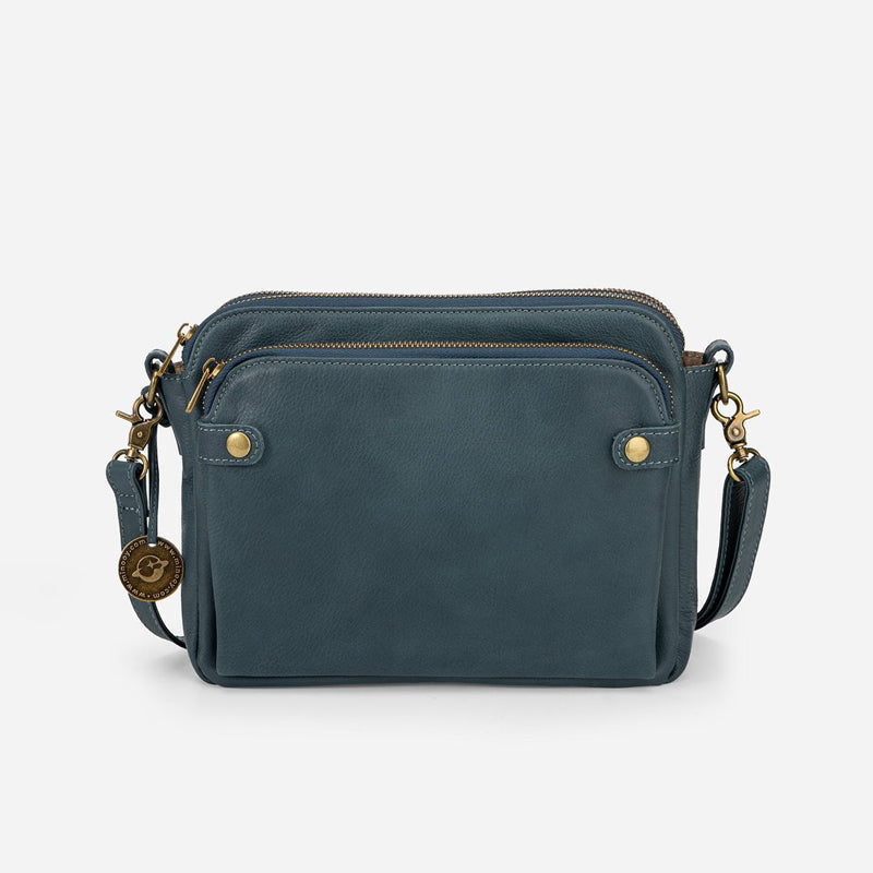 Damen Umhängetasche aus dreilagigem Leder
