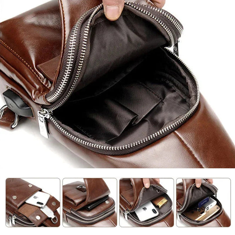 Lässige Brusttasche für Männer