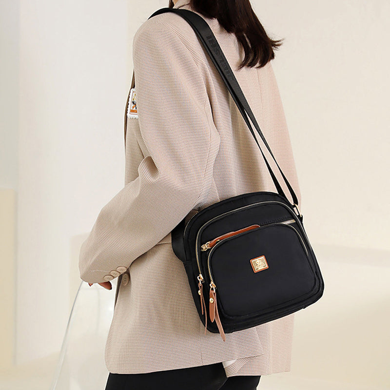 Lässige leichte Umhängetasche mit mehreren Taschen für Damen