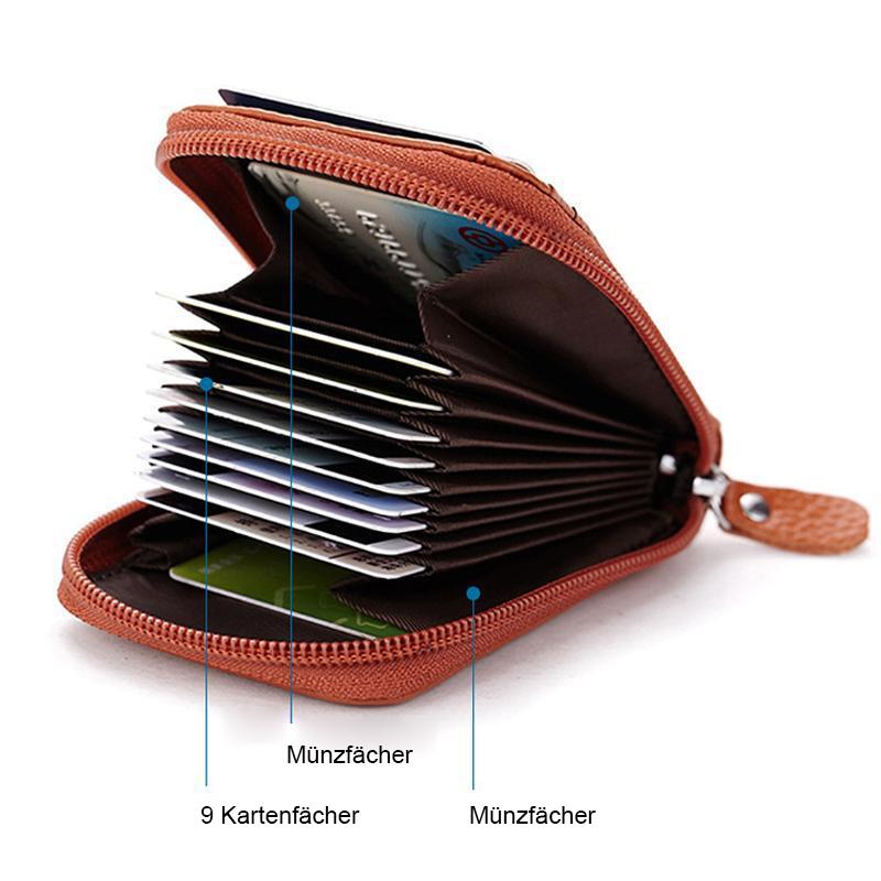 RFID Kartenhalter für diebstahlschutzbürste aus leder