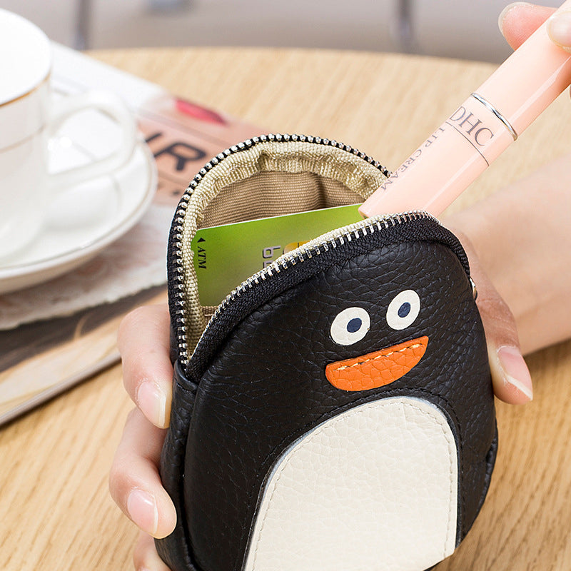 Niedliche Und Kreative Pinguin-Geldbörse