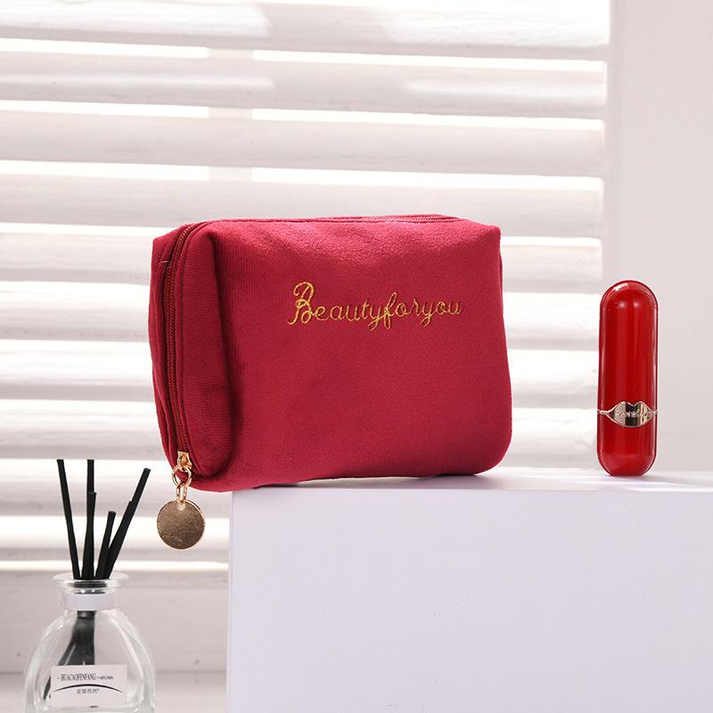 Kosmetiktasche Aus Flanell
