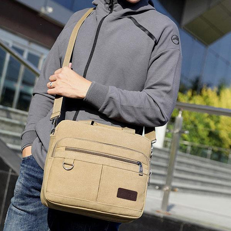 Herren Business Handtasche Umhängetasche mit großem Fassungsvermögen