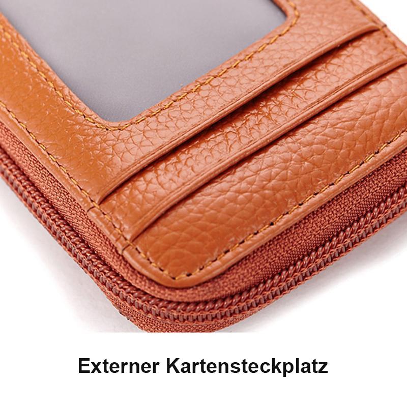 RFID Kartenhalter für diebstahlschutzbürste aus leder