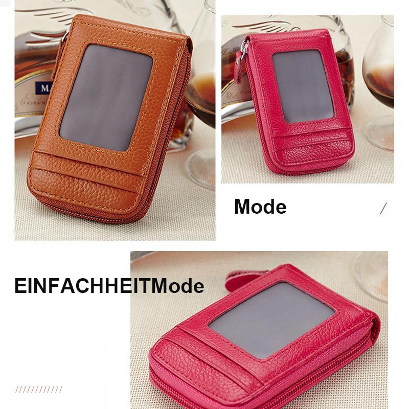 RFID Kartenhalter für diebstahlschutzbürste aus leder