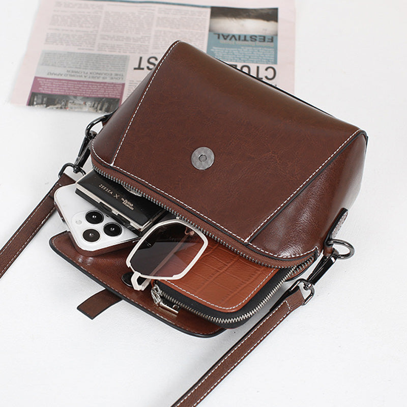 Mode Leder Handytasche