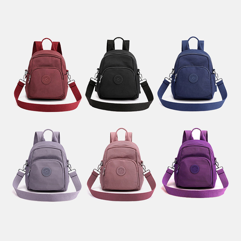 Einfarbiger Lässiger Multifunktionaler Mini-Rucksack