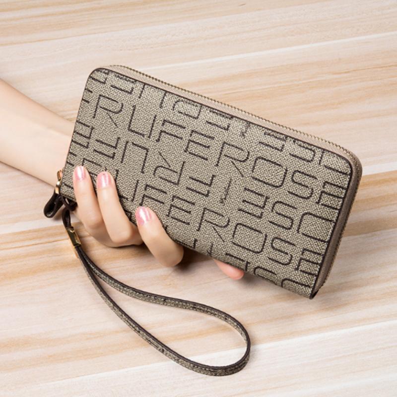 Damen modische Lange Brieftasche