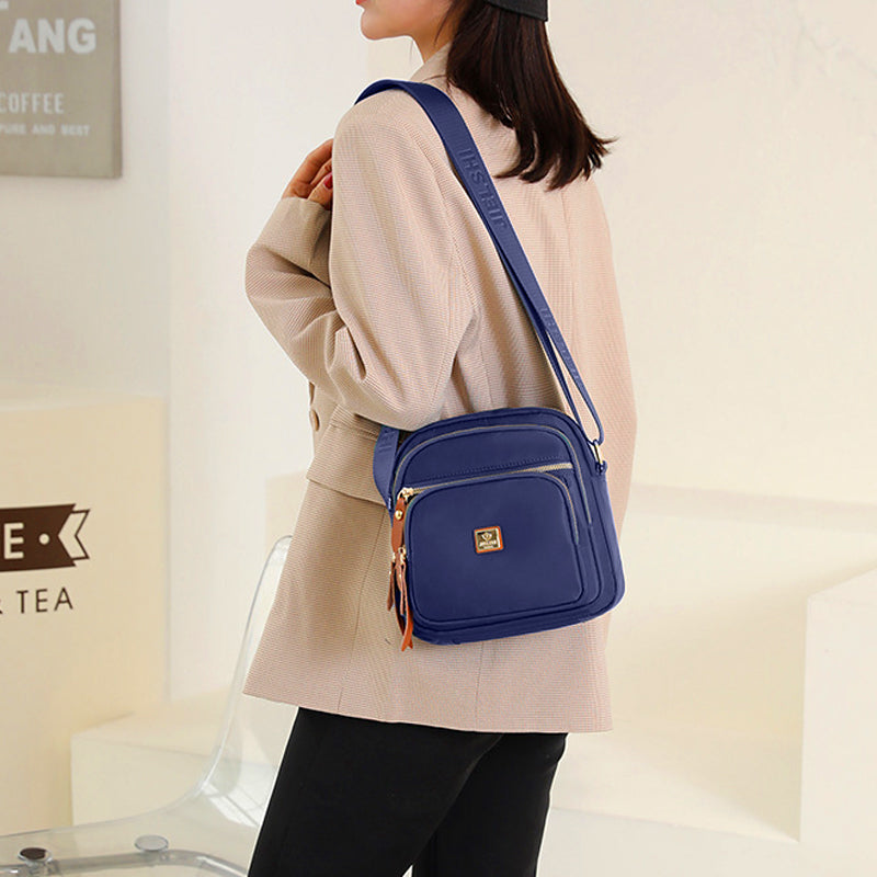Lässige leichte Umhängetasche mit mehreren Taschen für Damen