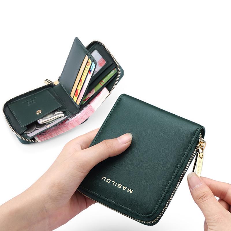 Kurze Multifunktionale Anti-Diebstahl-Brieftasche