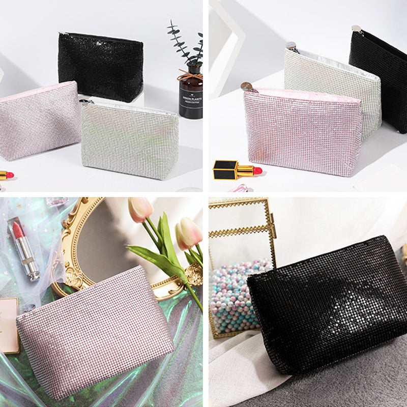 Mini-Pailletten-Kosmetiktasche