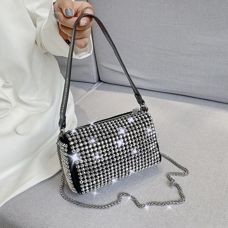 Handtasche Mit Strasssteinen