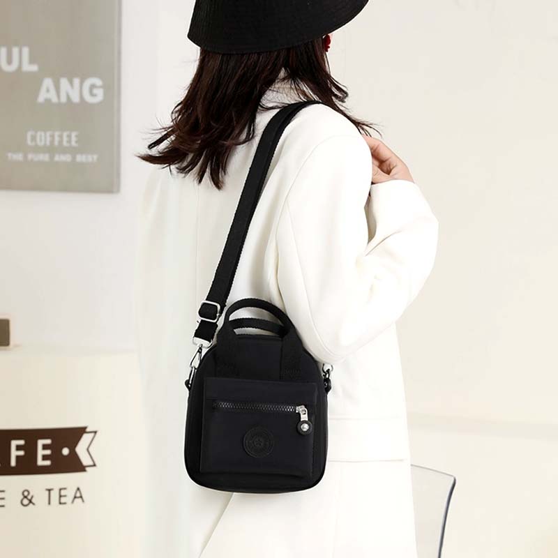 Nylon Satchel Handtasche