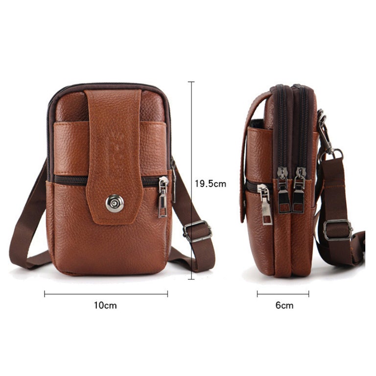 Multifunktionale Handy-Gürteltasche Aus Leder