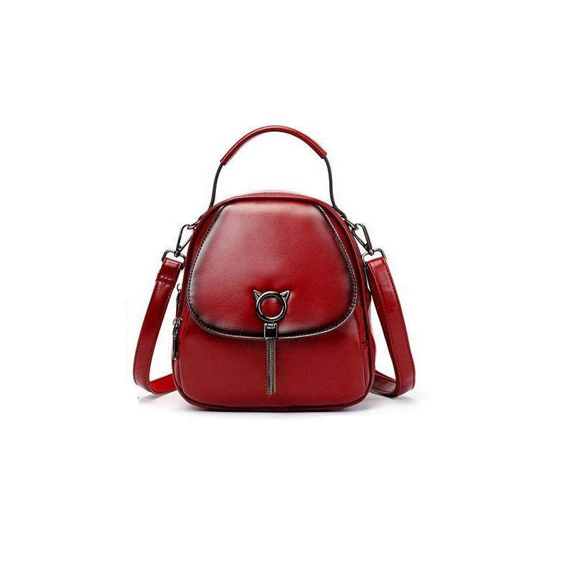 Damen Multifunktionaler Modischer Rucksack aus Leder