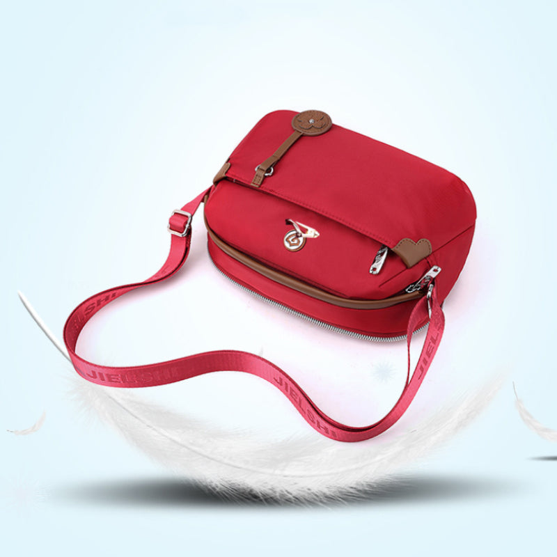 Damen leichte kleine Umhängetasche und Handtasche aus Nylon